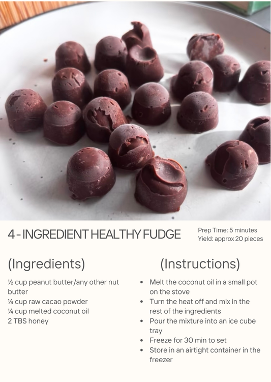 4-Ingredient Healthy Fudge