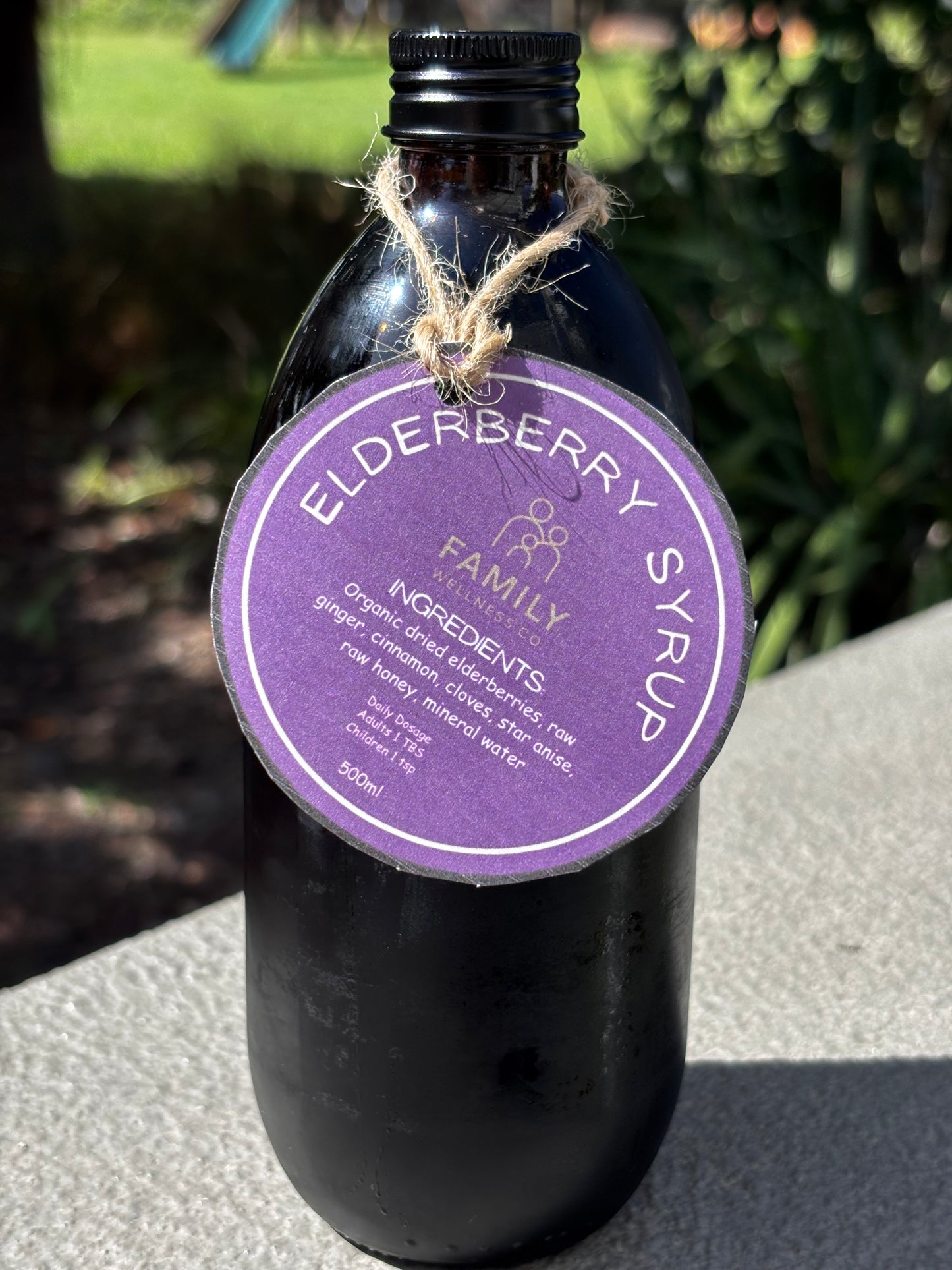 Organic Elderberry Syrup