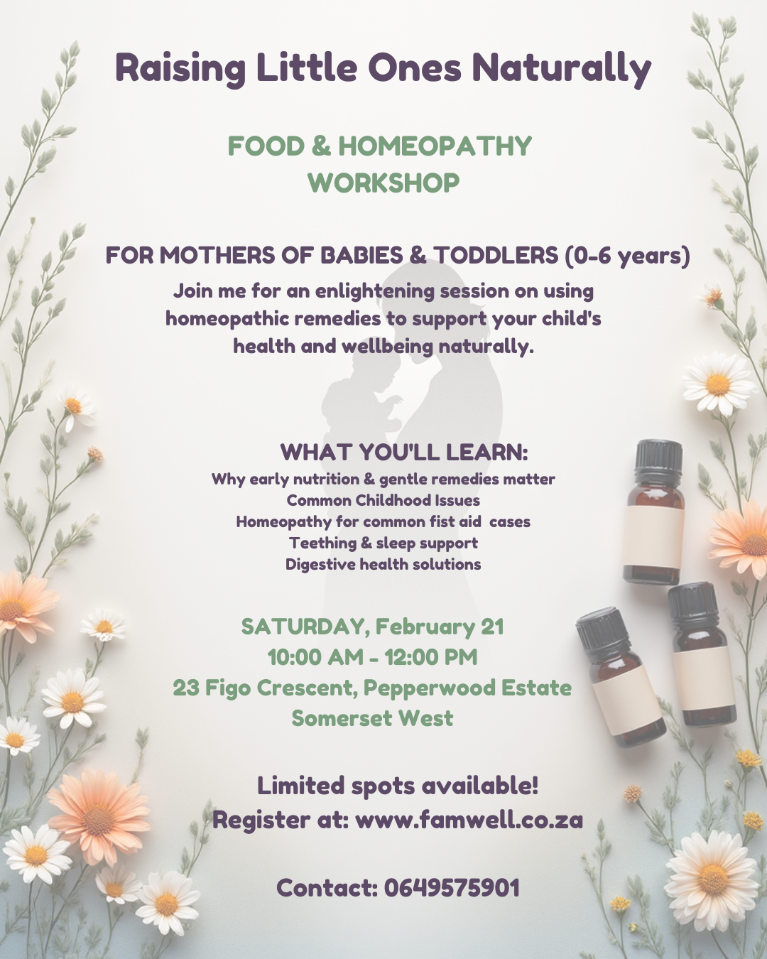 Raising Little Ones Naturally Workshop