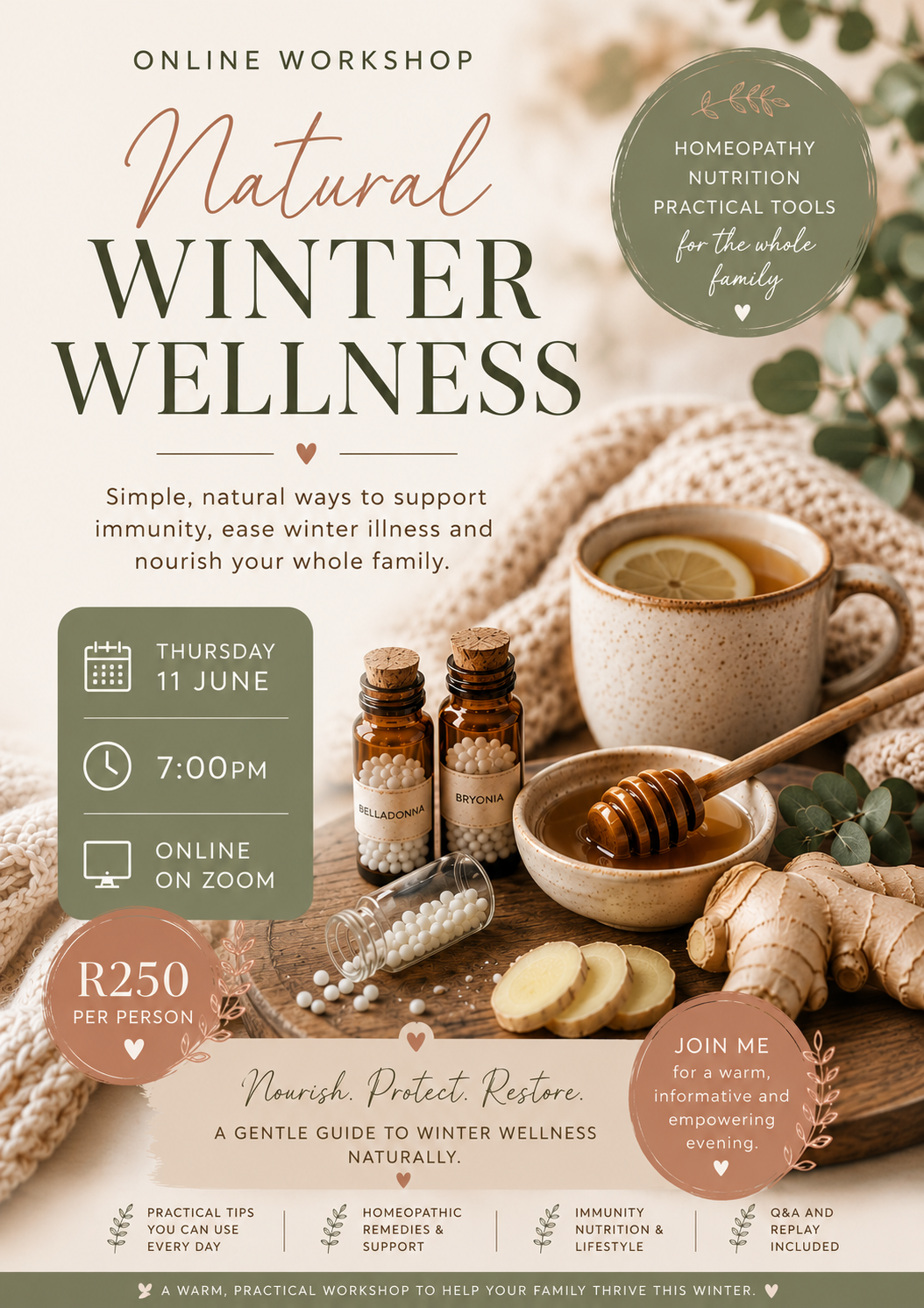 Winter Wellness Workshop – Online Zoom Session